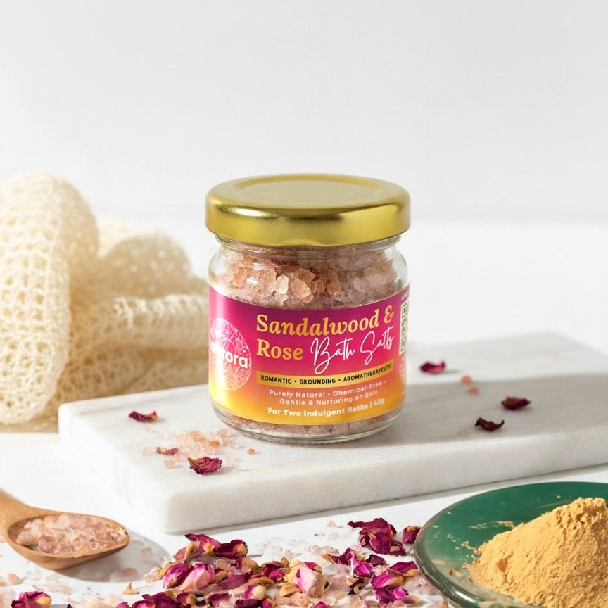 Aurora’s Sandalwood & Rose Bath Salts