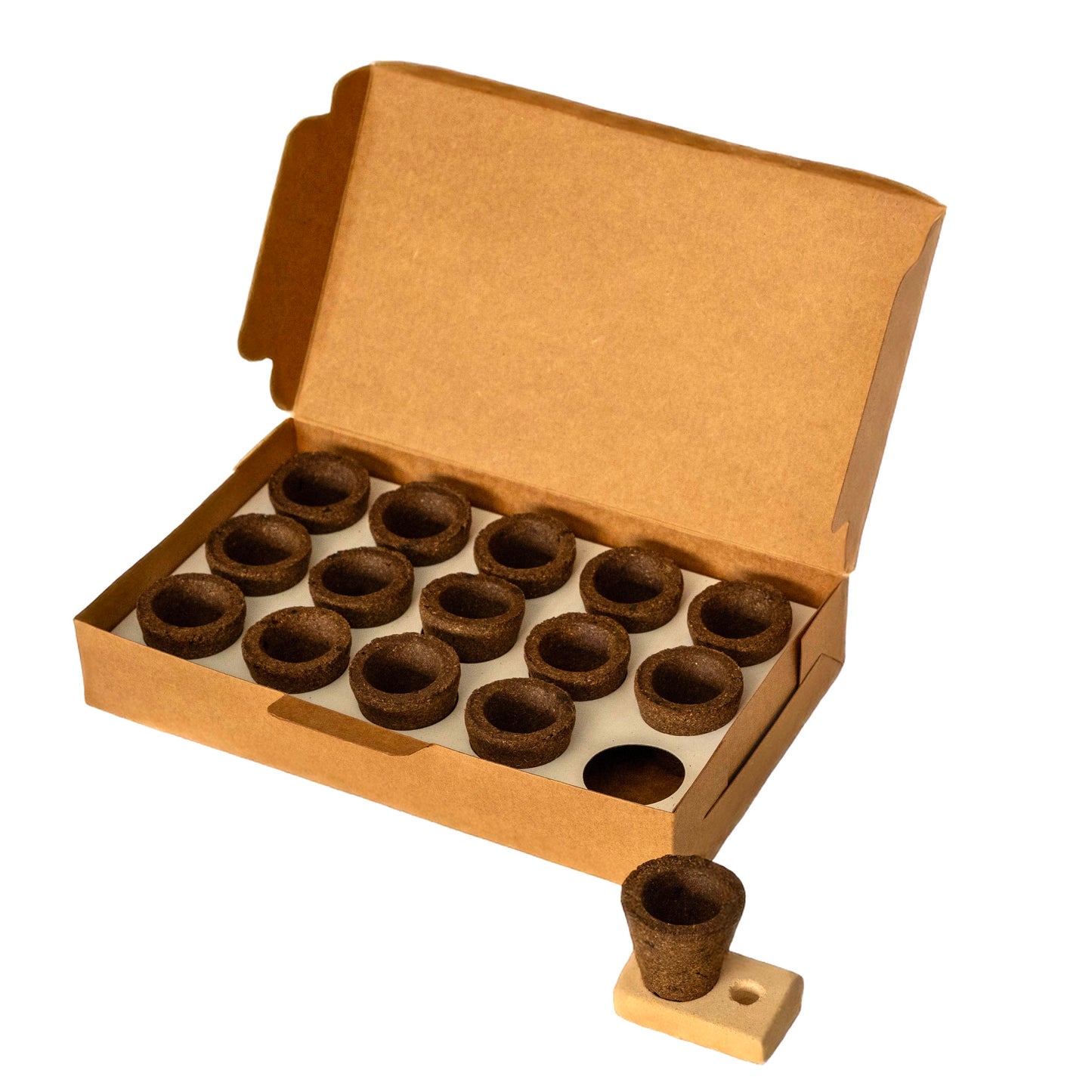 Incense Cups - Dasangam (Made from Cow dung)