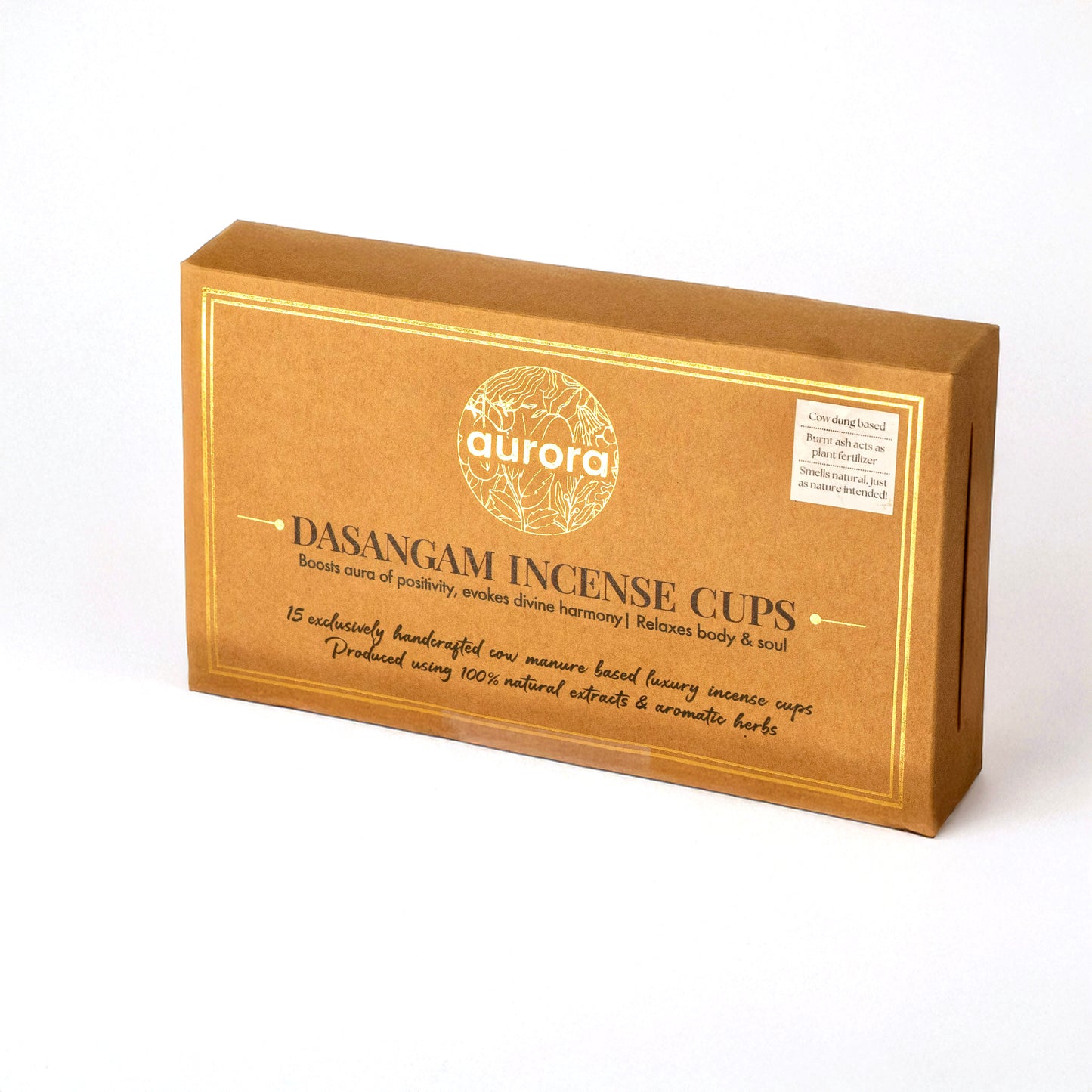 Incense Cups - Dasangam (Made from Cow dung)