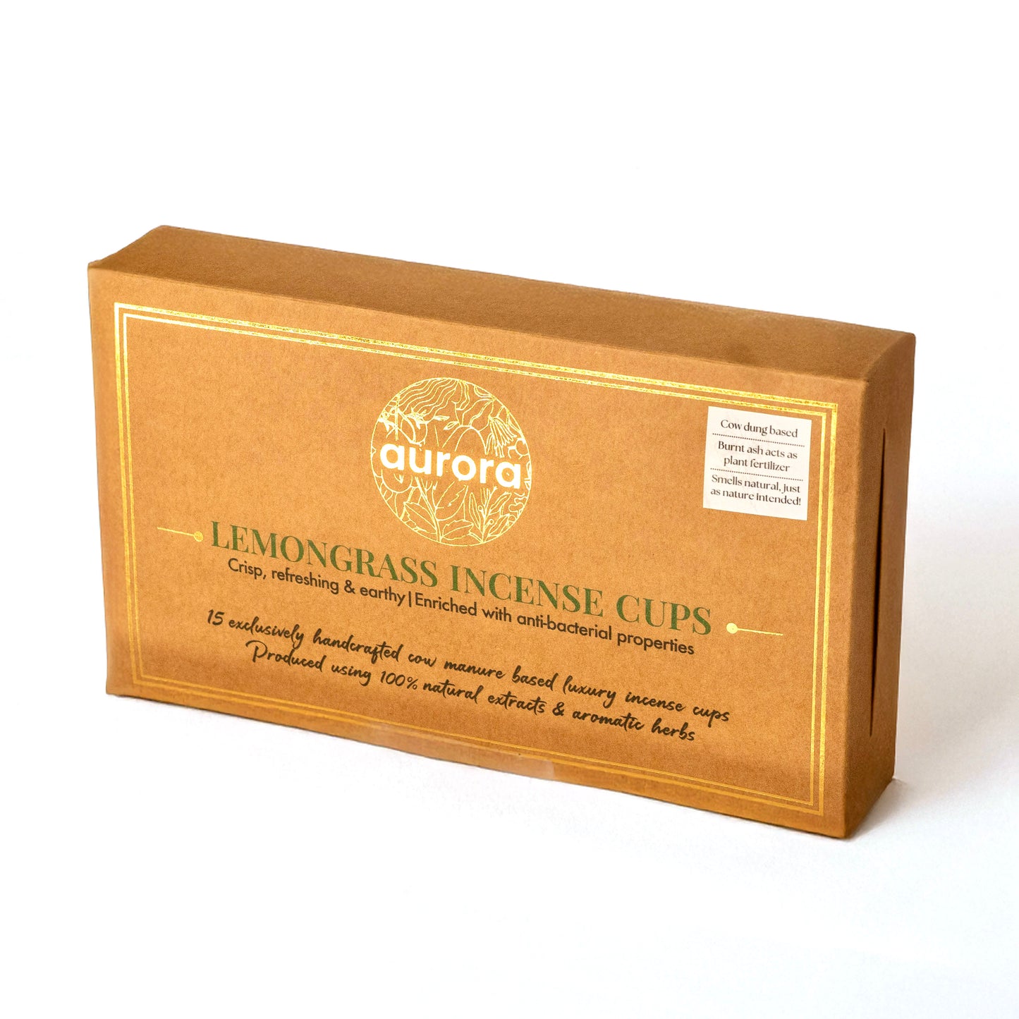 Lemongrass Incense Cup (Pack of 3)