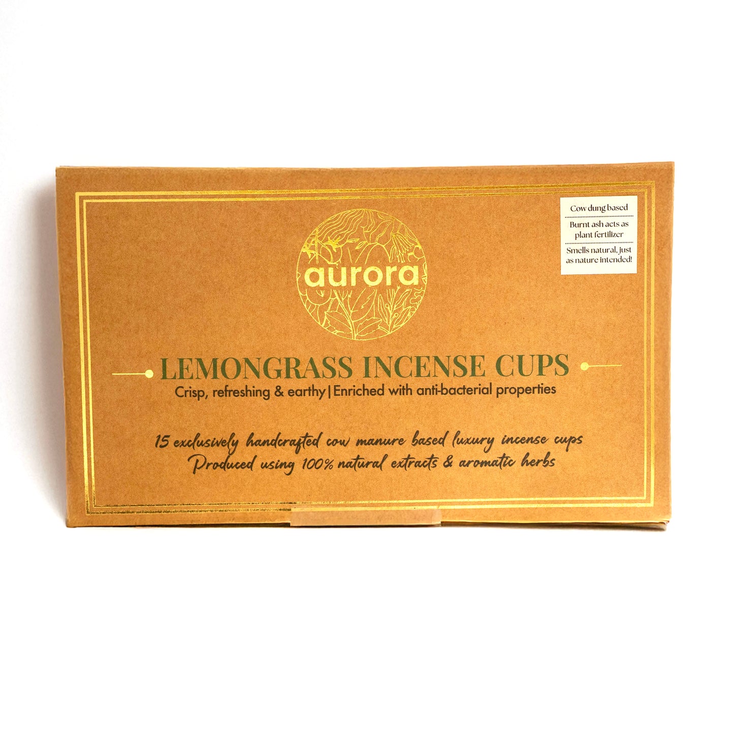 Lemongrass Incense Cup (Pack of 3)