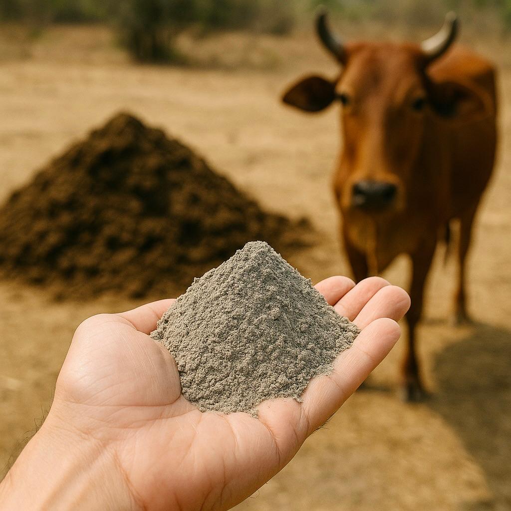 Cow Dung Ash from Desi Cows