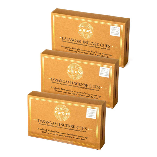 Dasangam Incense Cup (Pack of 3)